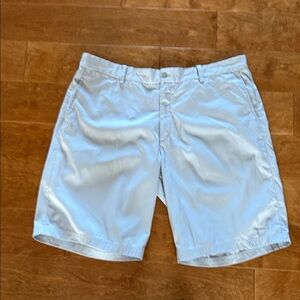 Nike Men's Light Gray Flat Front Shorts